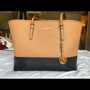 Michael Kors two toned tote